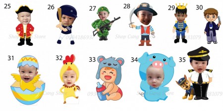 Top 15 mẫu chibi bé trai mới nhất 2023