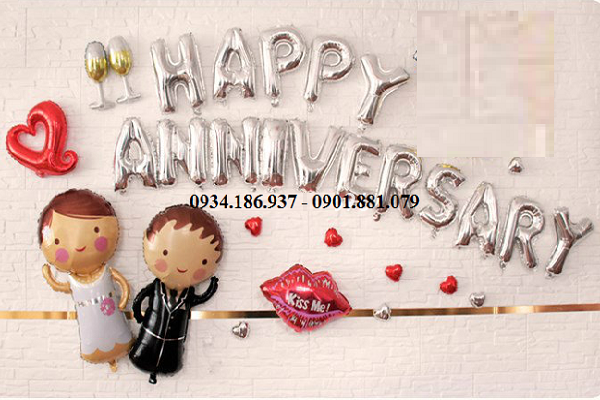 Shop bán chữ happy aniversary