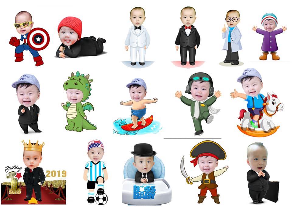 Mẫu chibi bé trai mói nhất 2023