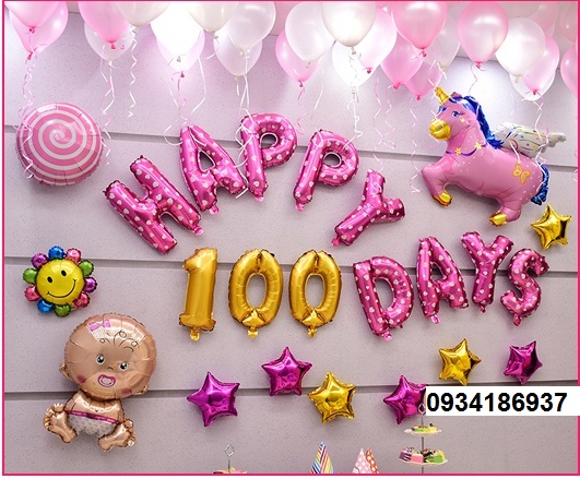 Phụ kiện trang trí 100 ngày sinh nhật bé (4)