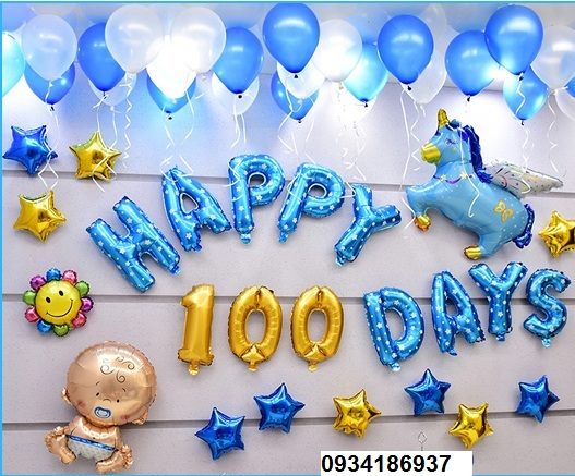 Phụ kiện trang trí 100 ngày sinh nhật bé (7)