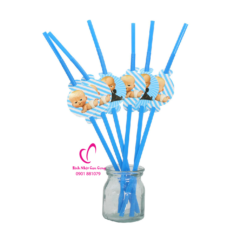 Set Phụ Kiện Trang Trí Bàn Tiệc Sinh Nhật Chủ Để Boss Baby (2)
